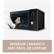 Microondas Samsung Mg23 Black Ceramica 23 Litros Grill 