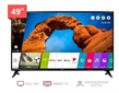 Televisor Smart Tv Lg 49 Hdr Fhd Bluetooth Webos 3.5 Netflix 49lk5700 