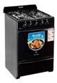 Cocina Escorial 56 Cm Master Black Multigas Negra 