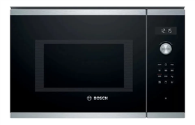 Microondas Grill Bosch EMPOTRABLE Serie 6 BEL554MS0 acero Y NEGRO