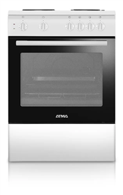 Cocina Electrica Atma Cce3120b 60cm Blanca