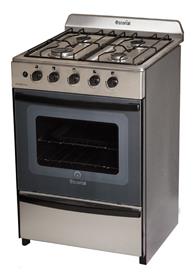 Cocina Escorial Master Full Acero Inox. Luz Y Encendido 