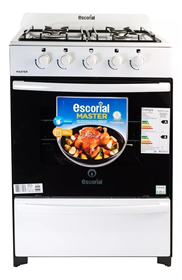 Cocina Escorial Master Multigas ( Color Blanca) 