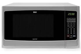 Microondas Bgh 900w 28lt B228de 28l Con Grill Silver 