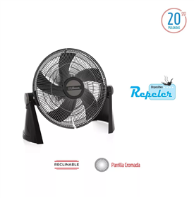 Ventilador Liliana Vft20 Turbo 20 Pulgadas CON REPELER