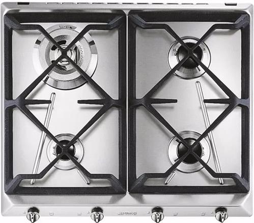 Cocina de gas Bosch libre instalación 5 hornallas acero inoxidable
