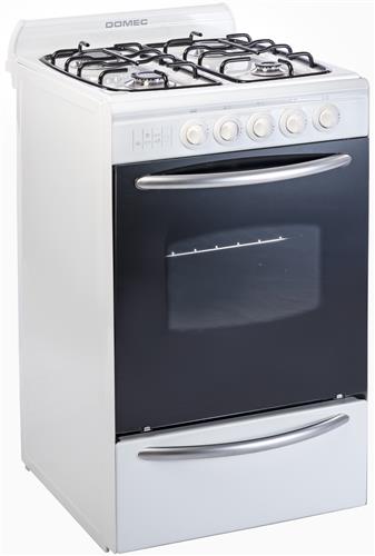 COCINAS DOMEC CBAV APOLO 50 CMS BLANCA AUTOLIMPIANTE - Cosmo Cocina-COCINAS  DOMEC CBAV APOLO 50 CMS BLANCA AUTOLIMPIANTE